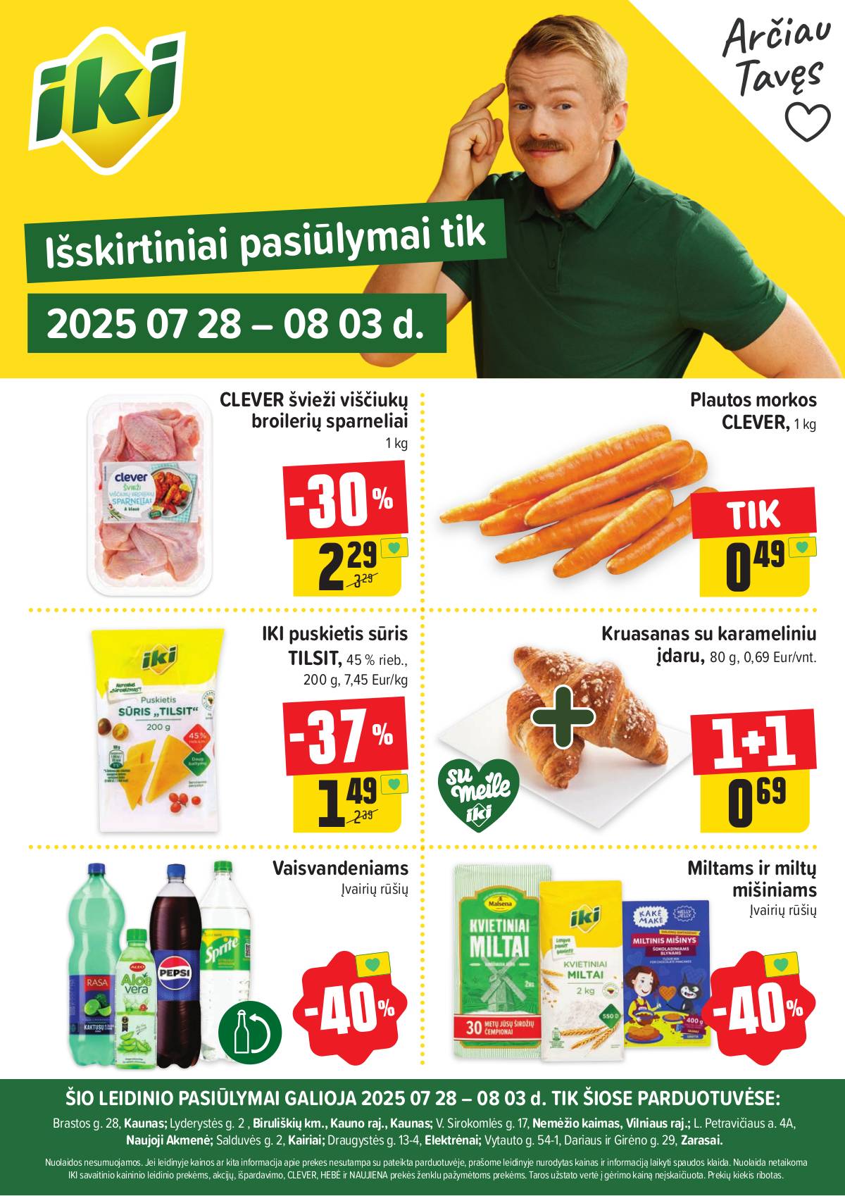 Iki - Specialūs pasiūlymai IKI parduotuvės klientams 1 puslapis