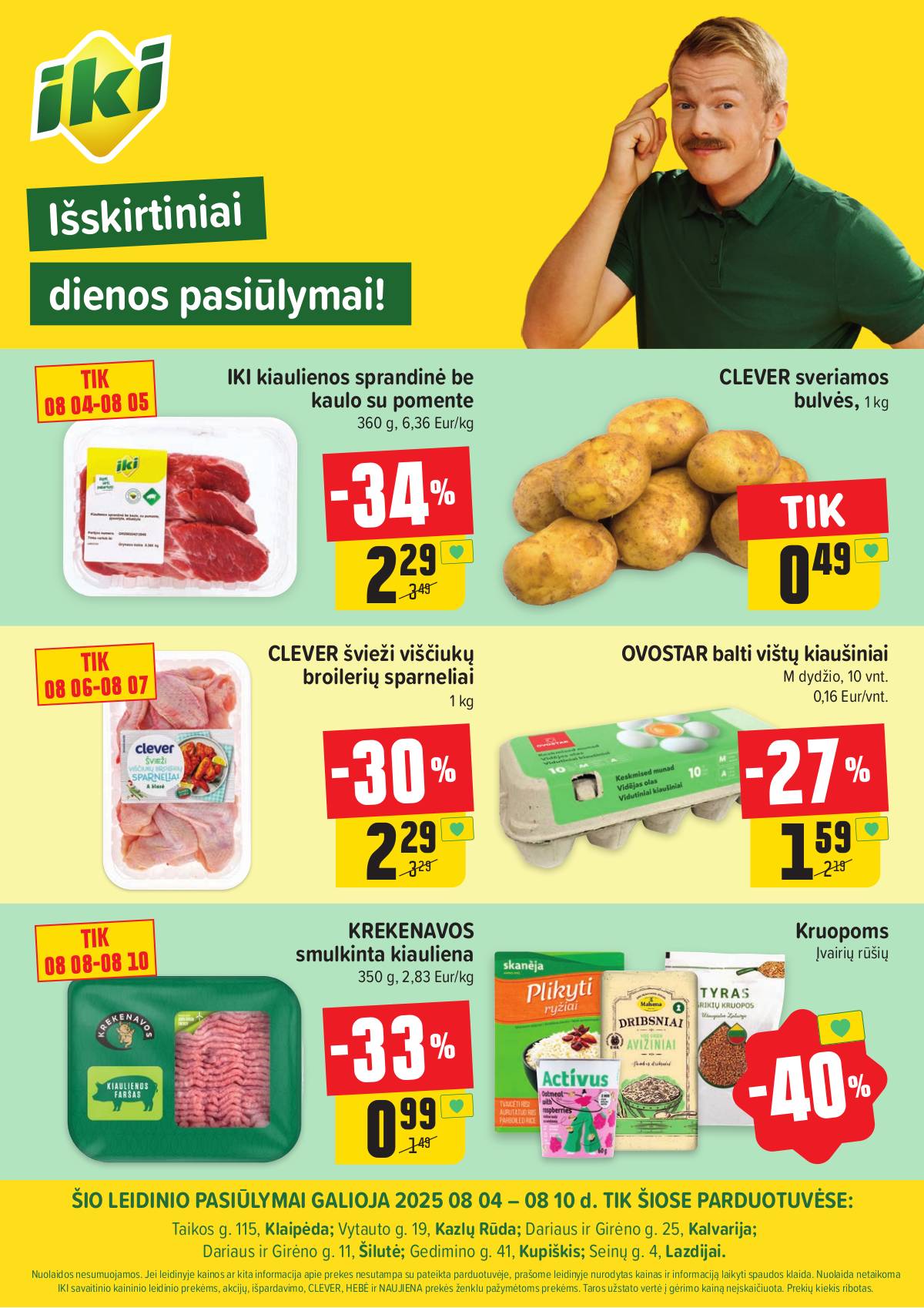 Iki - Specialūs pasiūlymai IKI parduotuvės klientams 1 puslapis