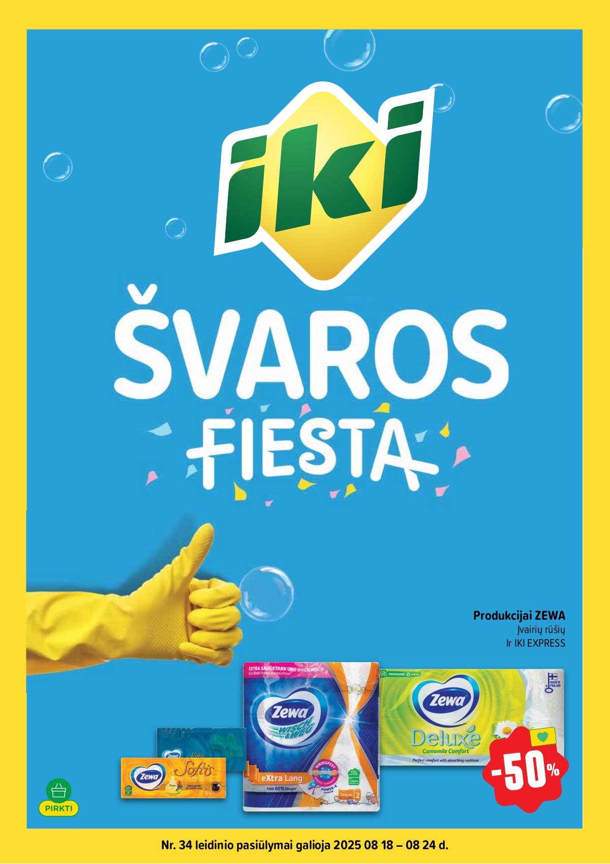 Iki - Švaros fiesta 1 puslapis