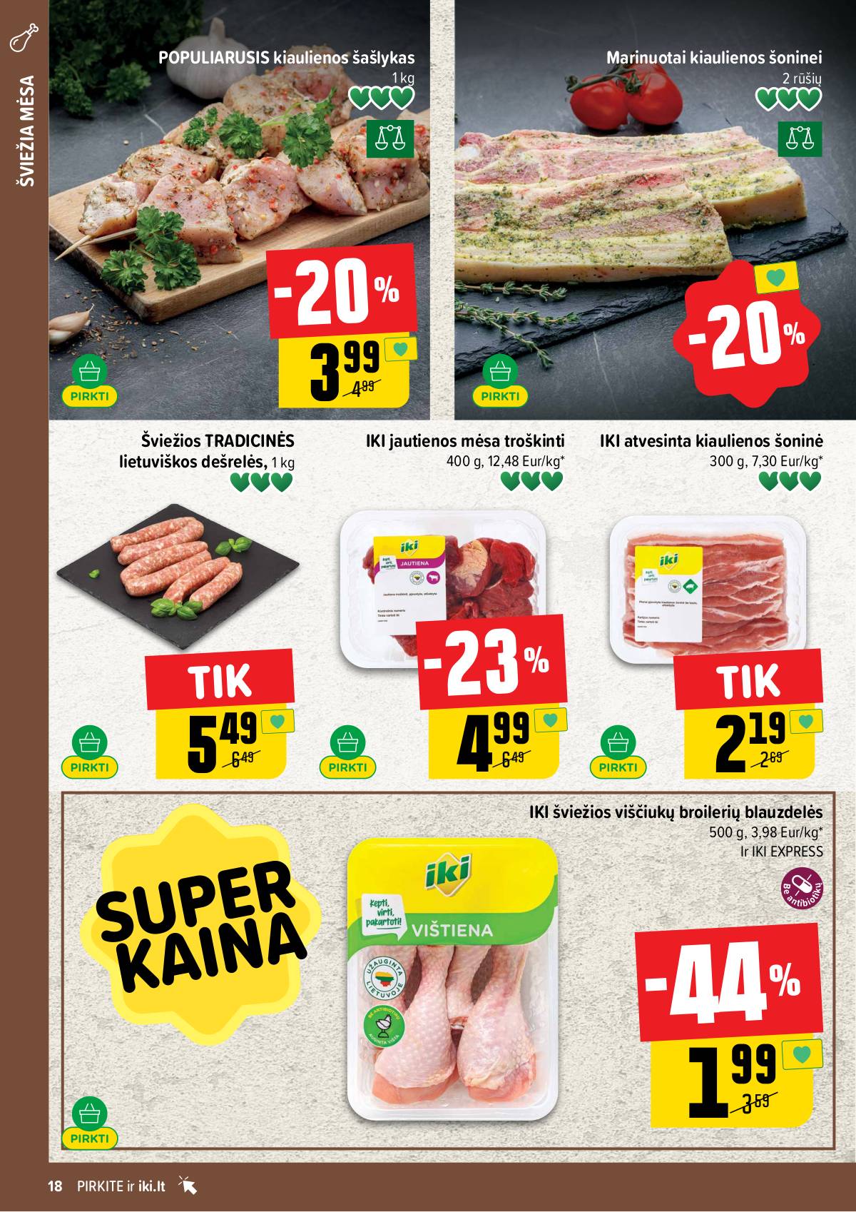 Iki - IKI savaitinis akcijų leidinys „Liuks koks derliuks" 18 puslapis