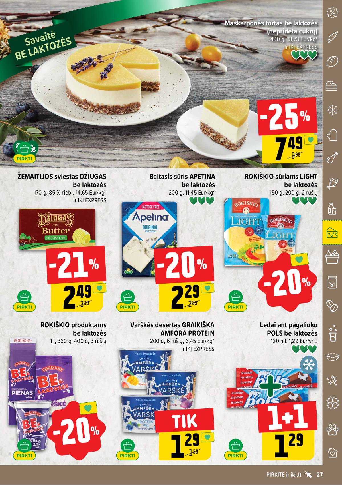 Iki - IKI savaitinis akcijų leidinys „Liuks koks derliuks" 27 puslapis