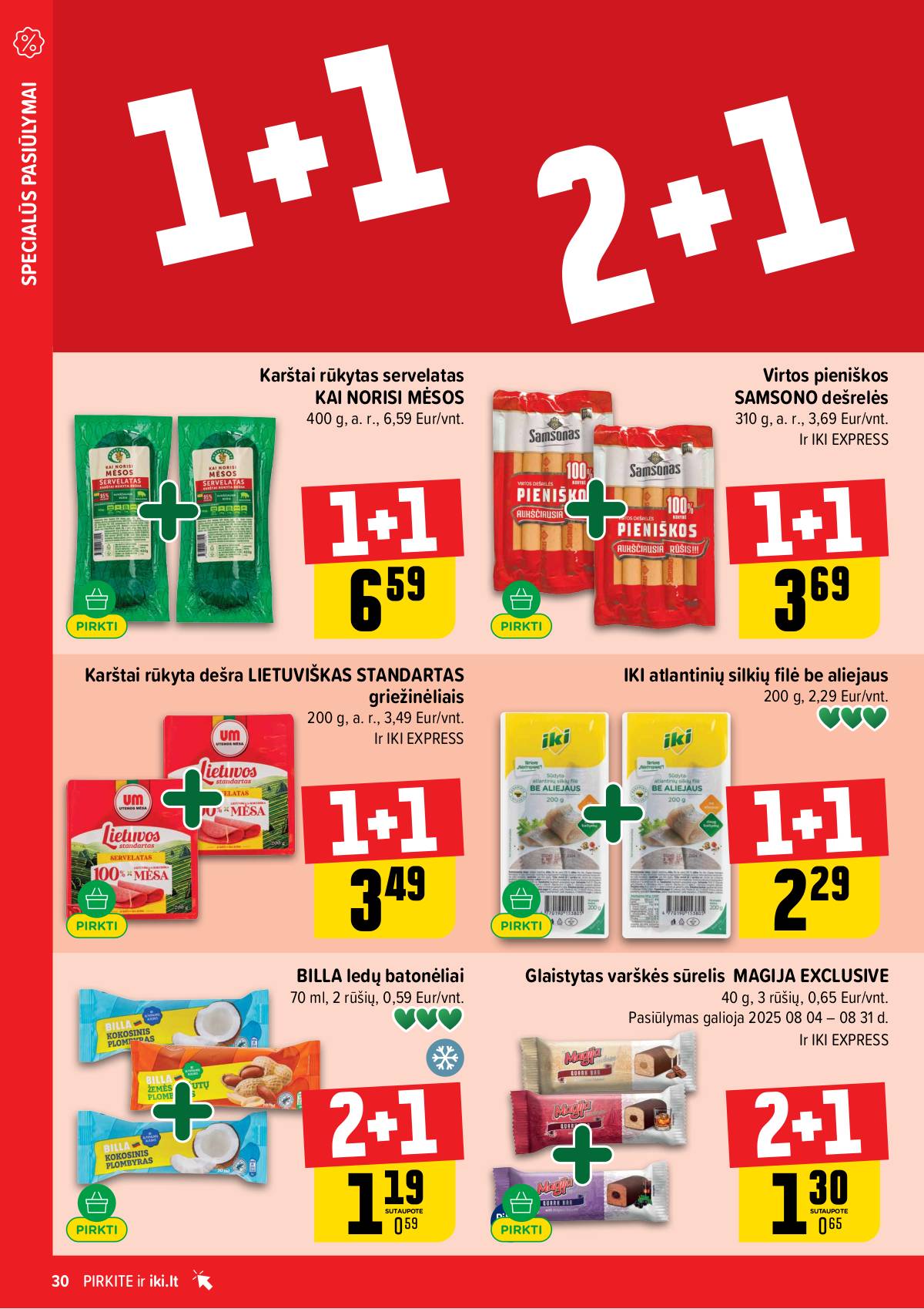 Iki - IKI savaitinis akcijų leidinys „Liuks koks derliuks" 30 puslapis