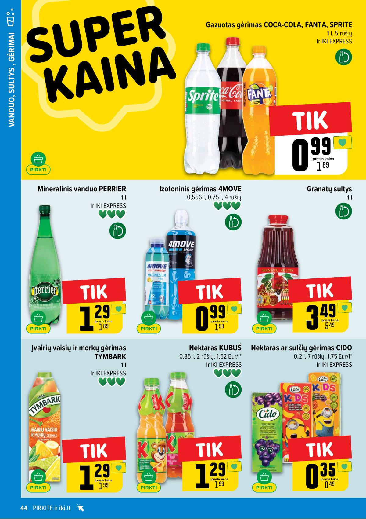 Iki - IKI savaitinis akcijų leidinys „Liuks koks derliuks" 44 puslapis