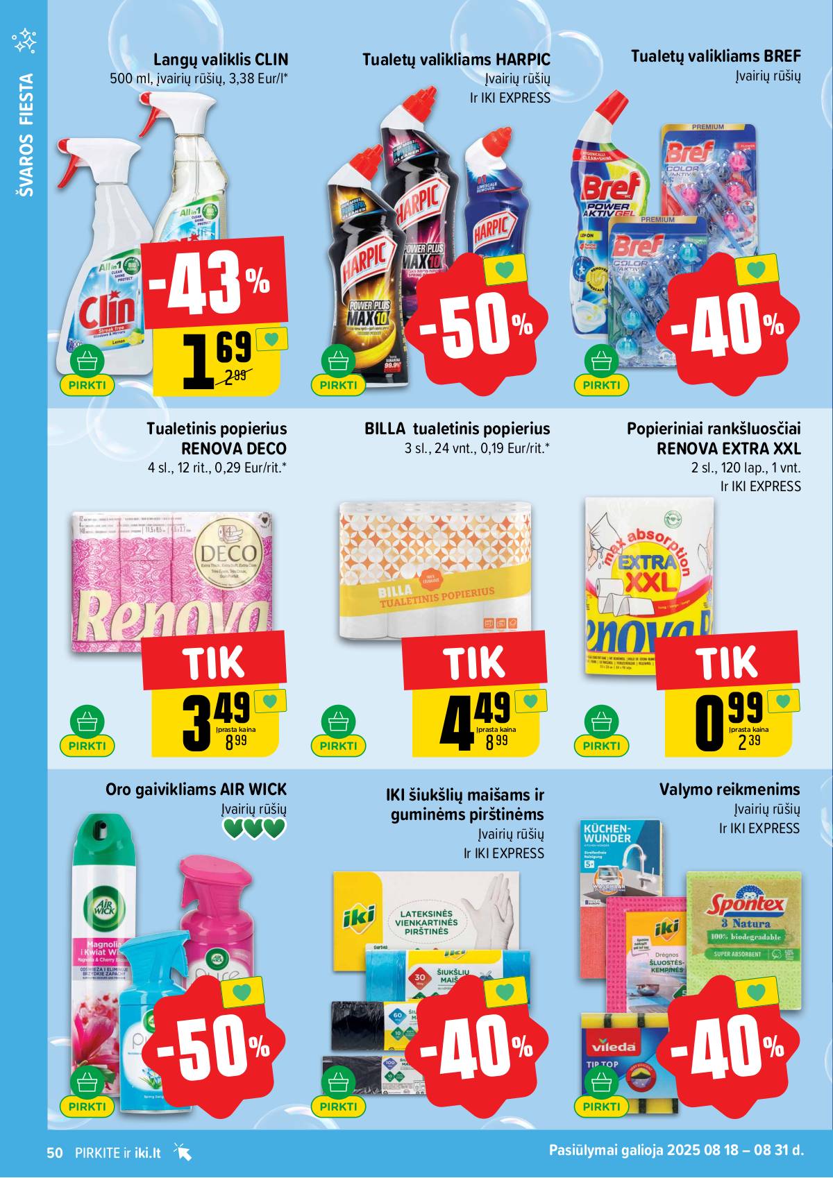 Iki - IKI savaitinis akcijų leidinys „Liuks koks derliuks" 50 puslapis
