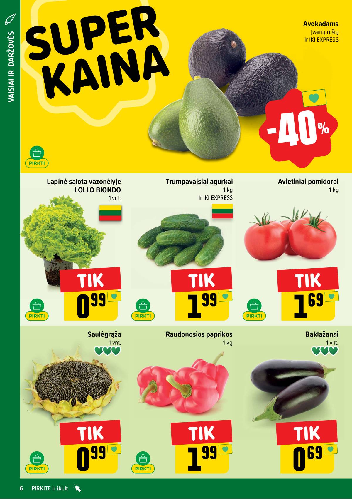 Iki - IKI savaitinis akcijų leidinys „Liuks koks derliuks" 6 puslapis