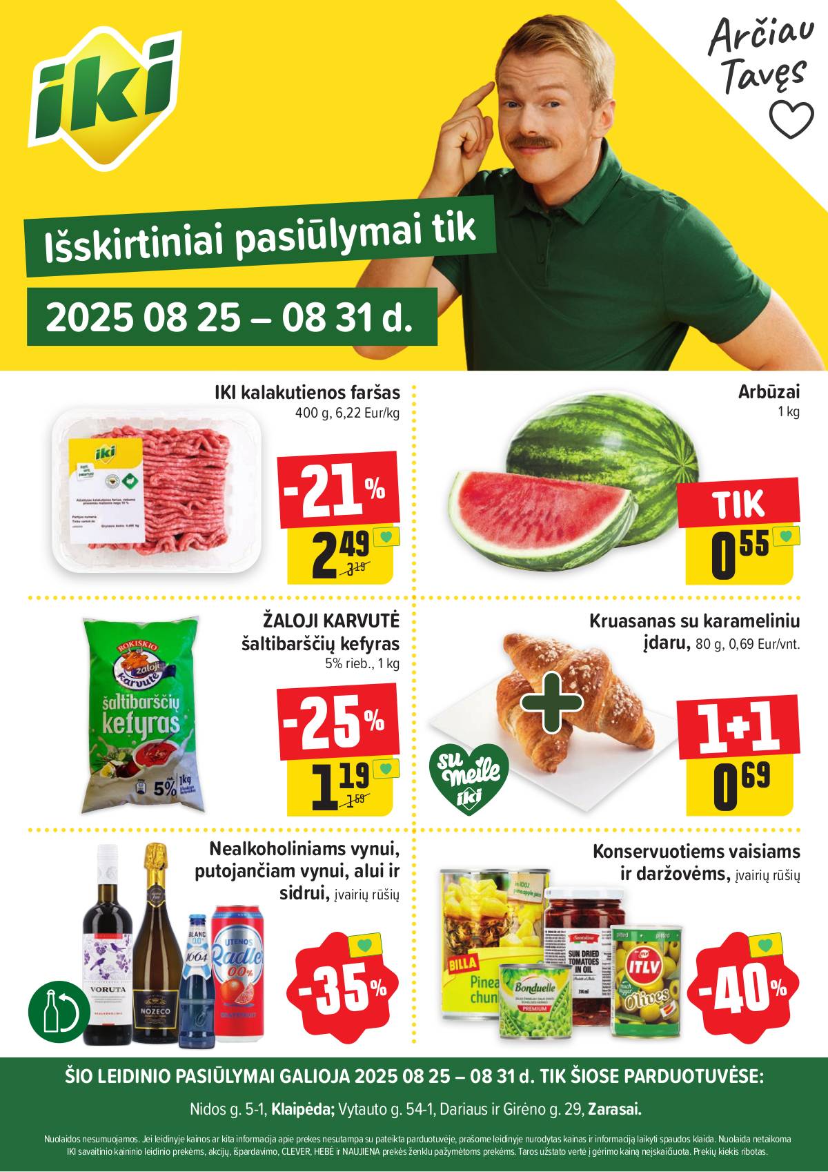 Iki - Specialūs pasiūlymai IKI Zarasai, IKI Zarasai Dariaus ir IKI Naikupė parduotuvės klientams 1 puslapis