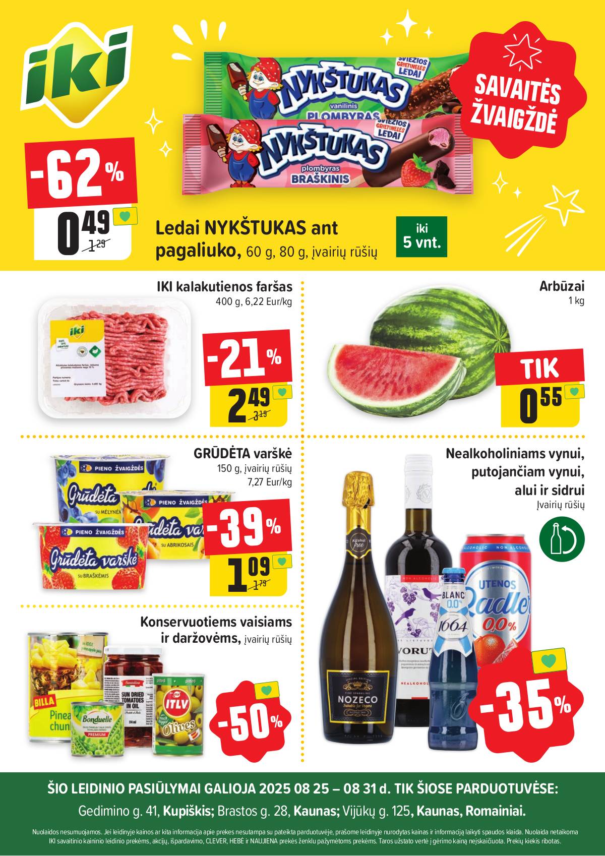 Iki - Specialūs pasiūlymai IKI Brasta, IKI Vijūkai ir IKI Kupiškis parduotuvės klientams 1 puslapis