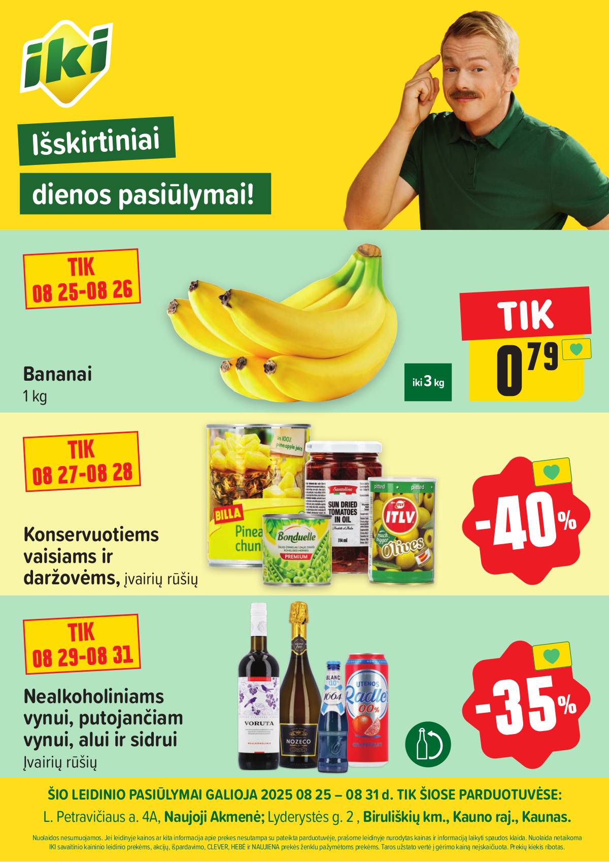 Iki - Specialūs pasiūlymai IKI Urban Hub ir IKI N. Akmenė parduotuvės klientams 1 puslapis