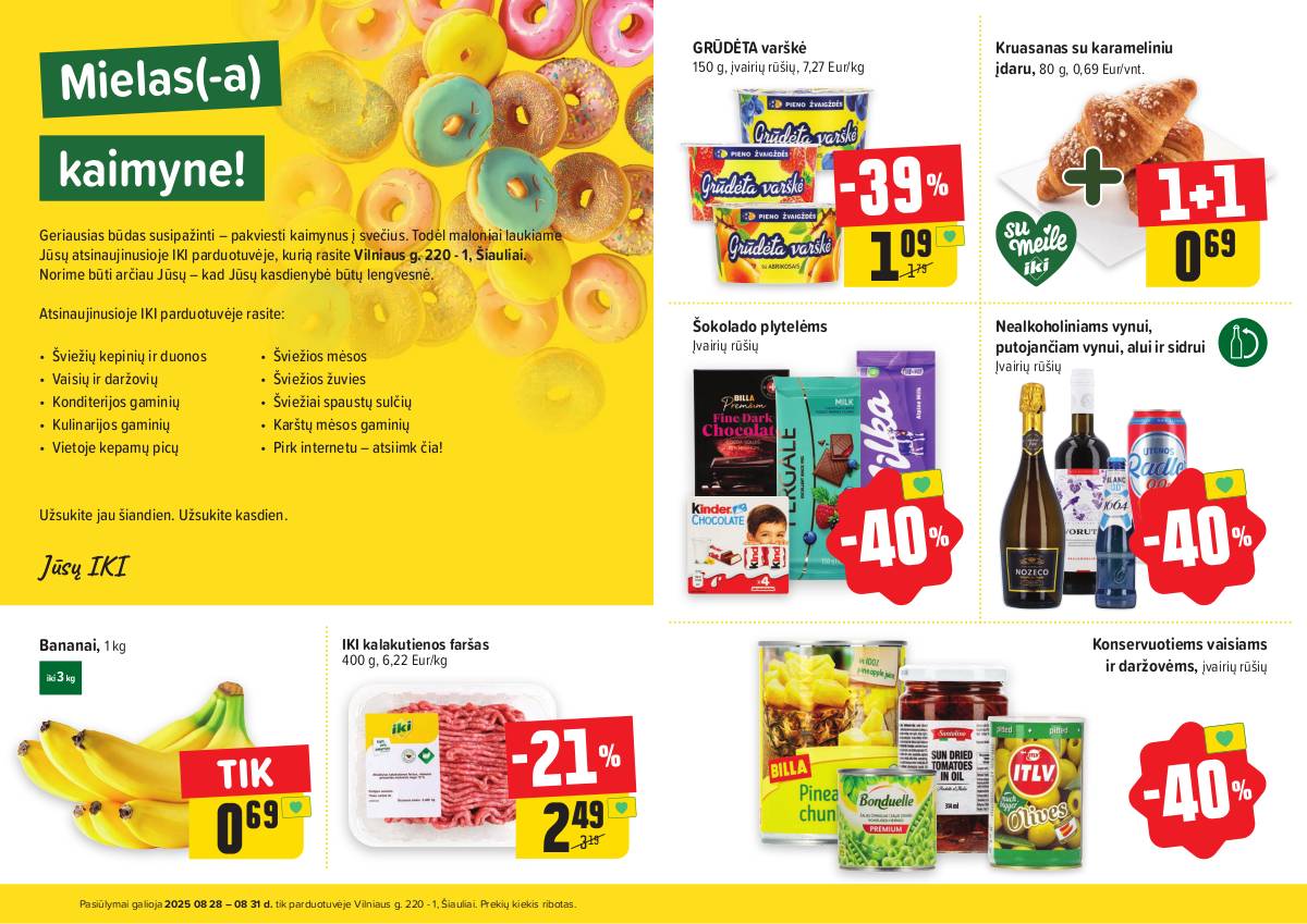 Iki - Specialūs pasiūlymai IKI Turgus parduotuvės klientams 2 puslapis