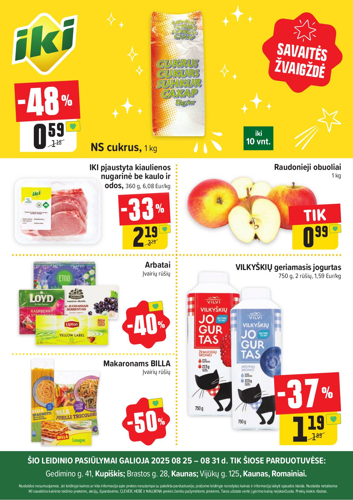 Iki - Specialūs pasiūlymai IKI Brasta, IKI Vijūkai ir IKI Kupiškis parduotuvės klientams 1 puslapis