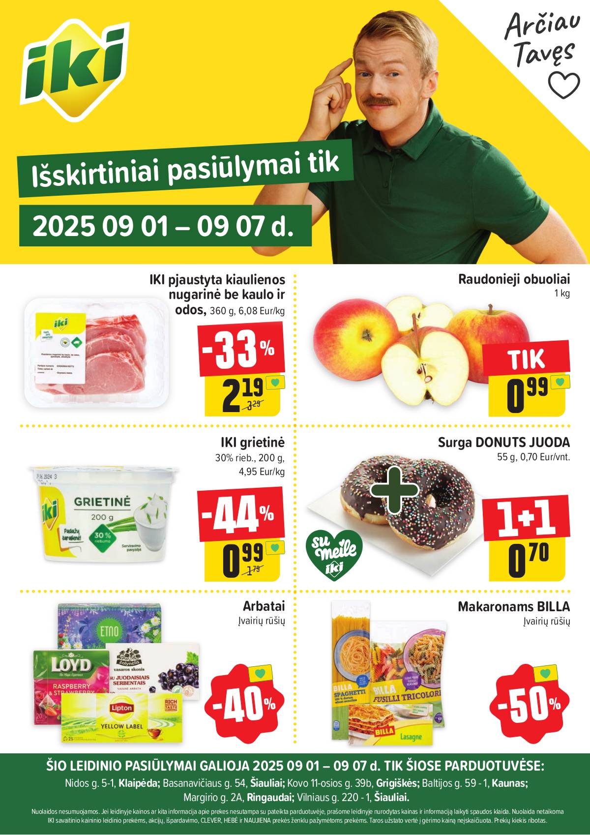 Iki - Specialūs pasiūlymai IKI parduotuvės klientams 1 puslapis