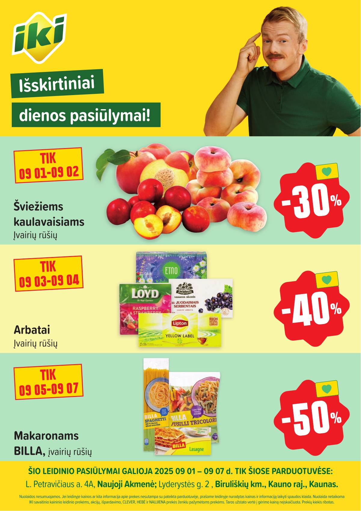 Iki - Specialūs pasiūlymai IKI Urban Hub ir IKI N. Akmenė parduotuvės klientams 1 puslapis