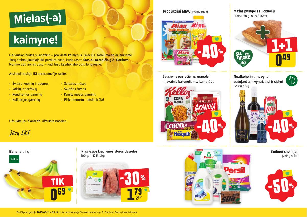 Iki - Specialūs pasiūlymai IKI Garliava parduotuvės klientams 2 puslapis
