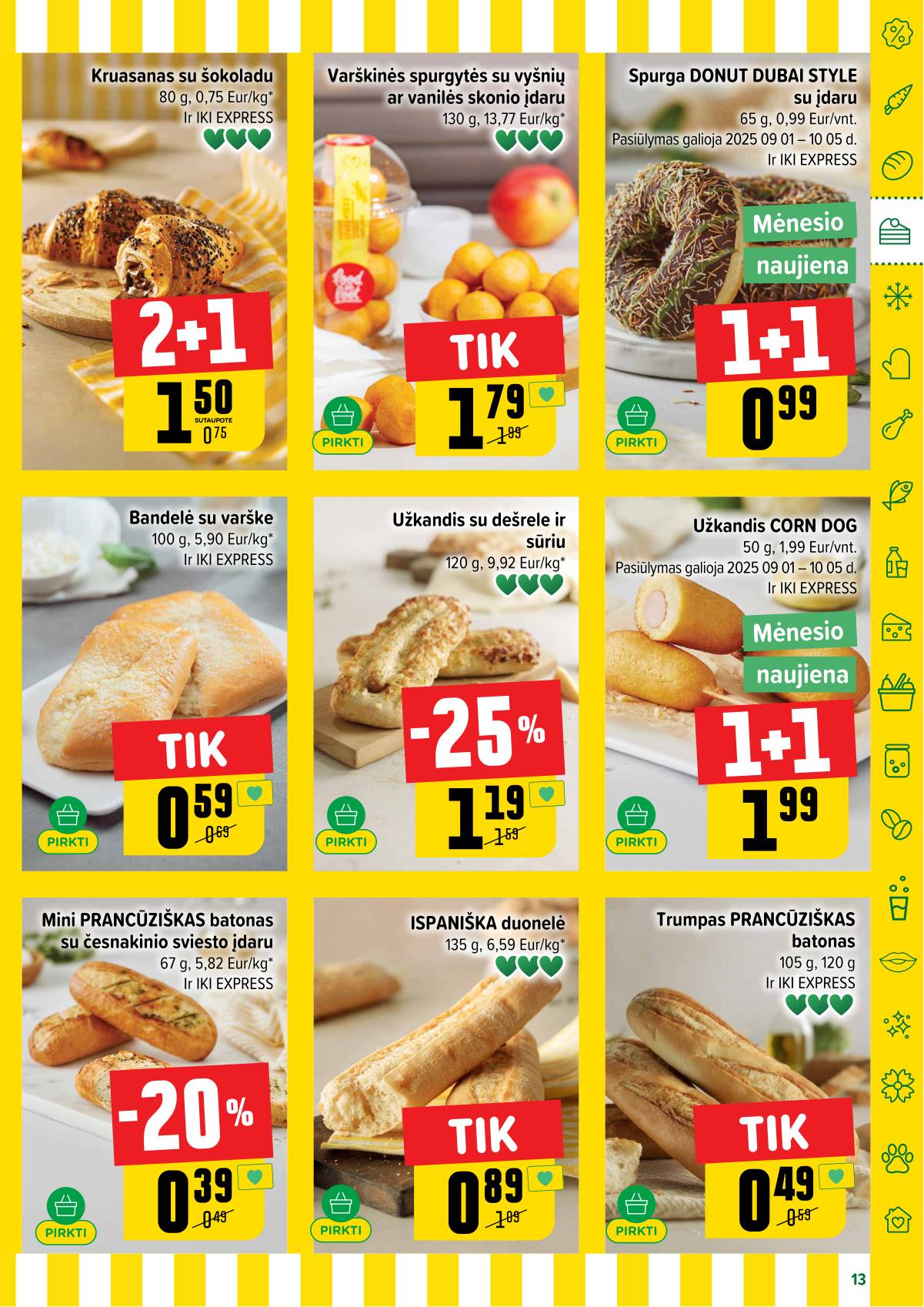 Iki - IKI savaitinis akcijų leidinys „Gyvūnų fiesta" 13 puslapis