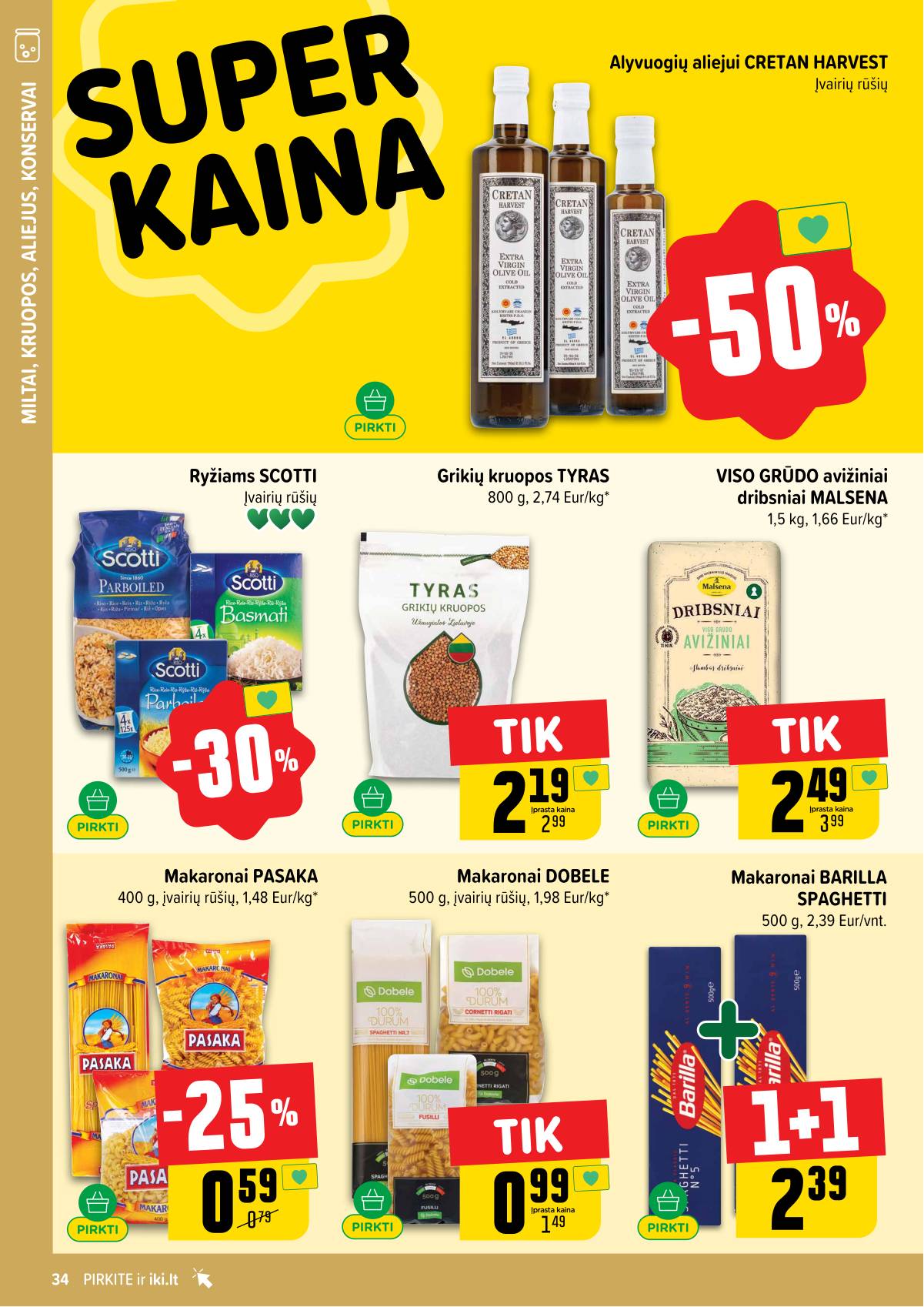 Iki - IKI savaitinis akcijų leidinys „Gyvūnų fiesta" 34 puslapis