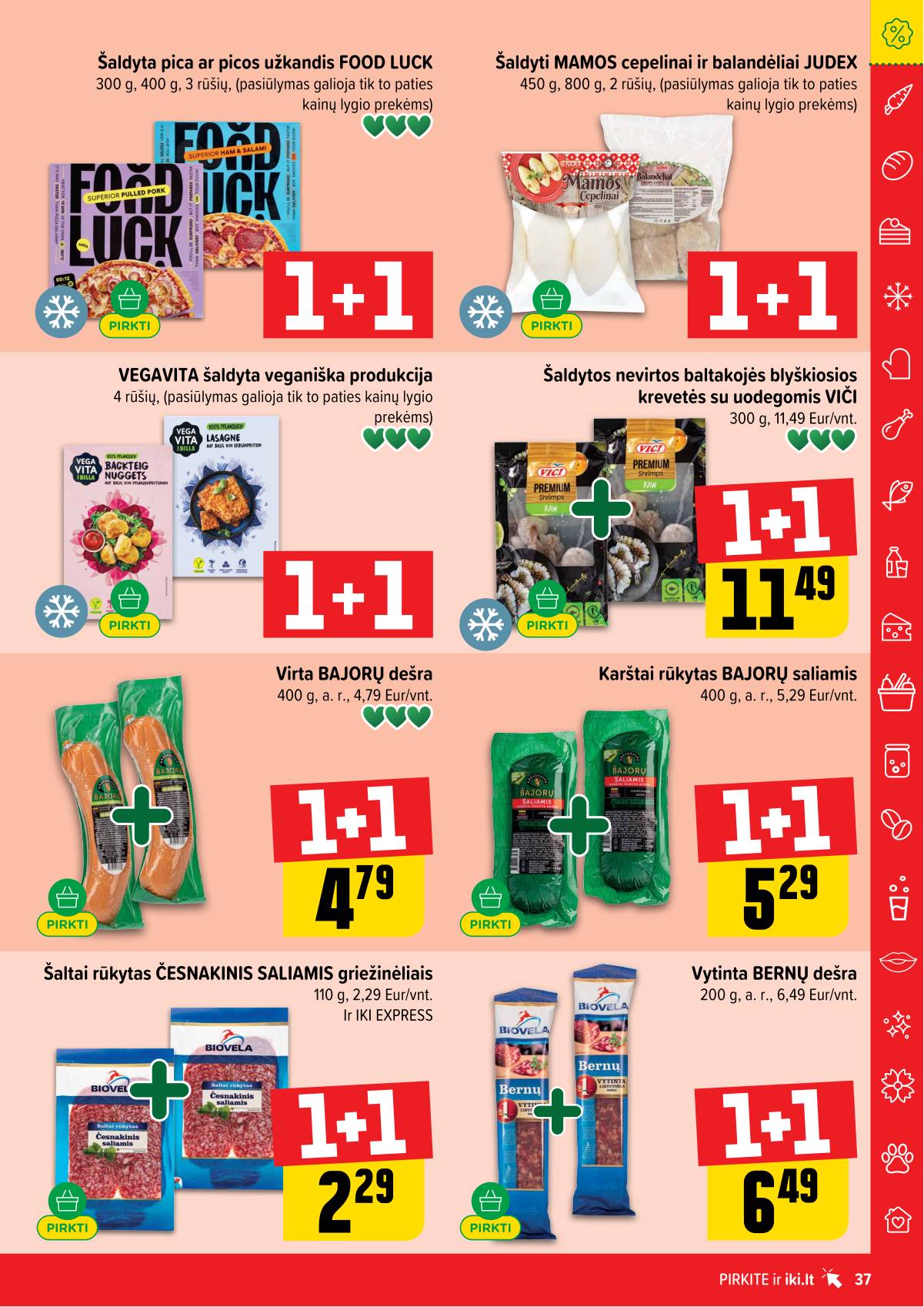 Iki - IKI savaitinis akcijų leidinys „Gyvūnų fiesta" 37 puslapis