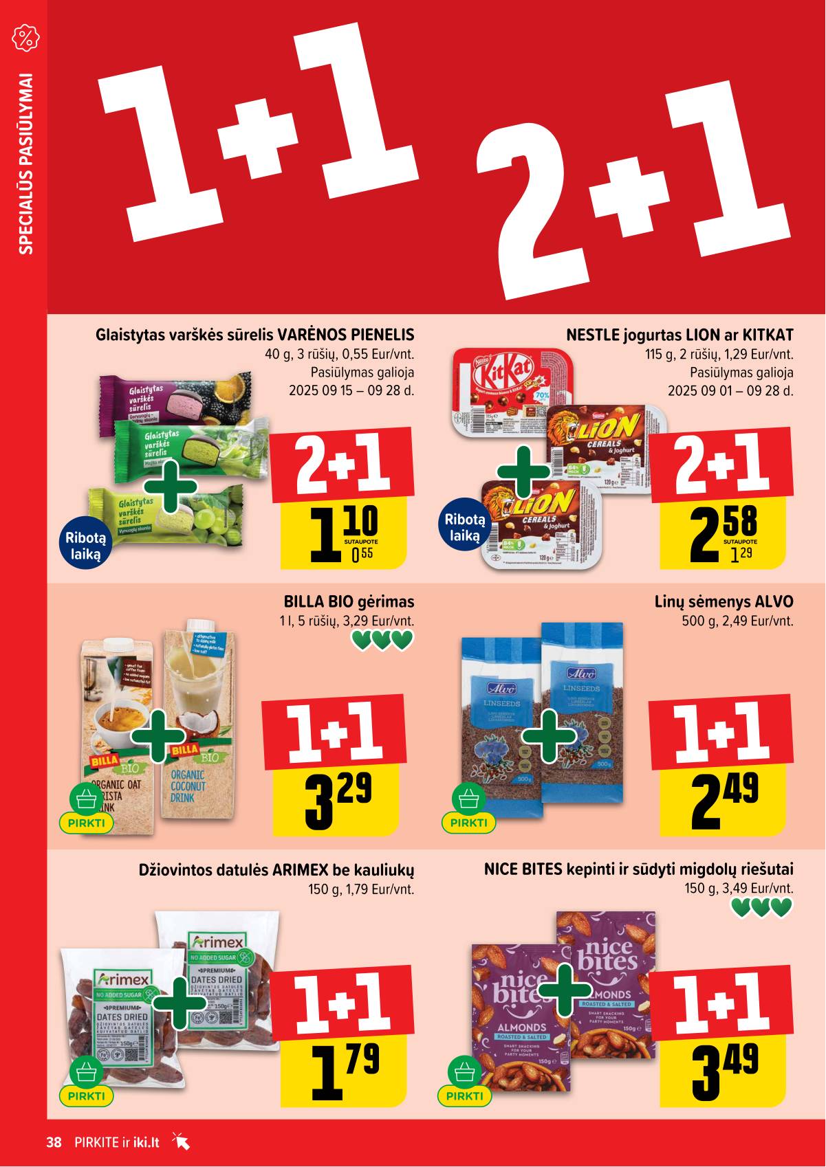 Iki - IKI savaitinis akcijų leidinys „Gyvūnų fiesta" 38 puslapis