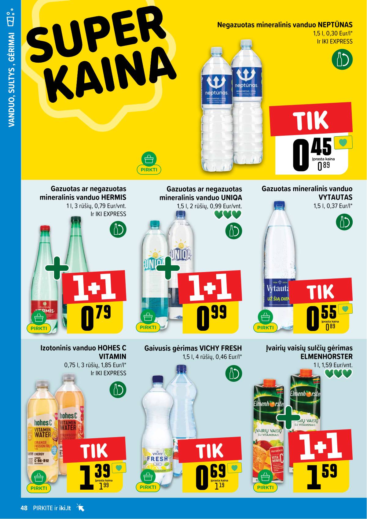 Iki - IKI savaitinis akcijų leidinys „Gyvūnų fiesta" 48 puslapis