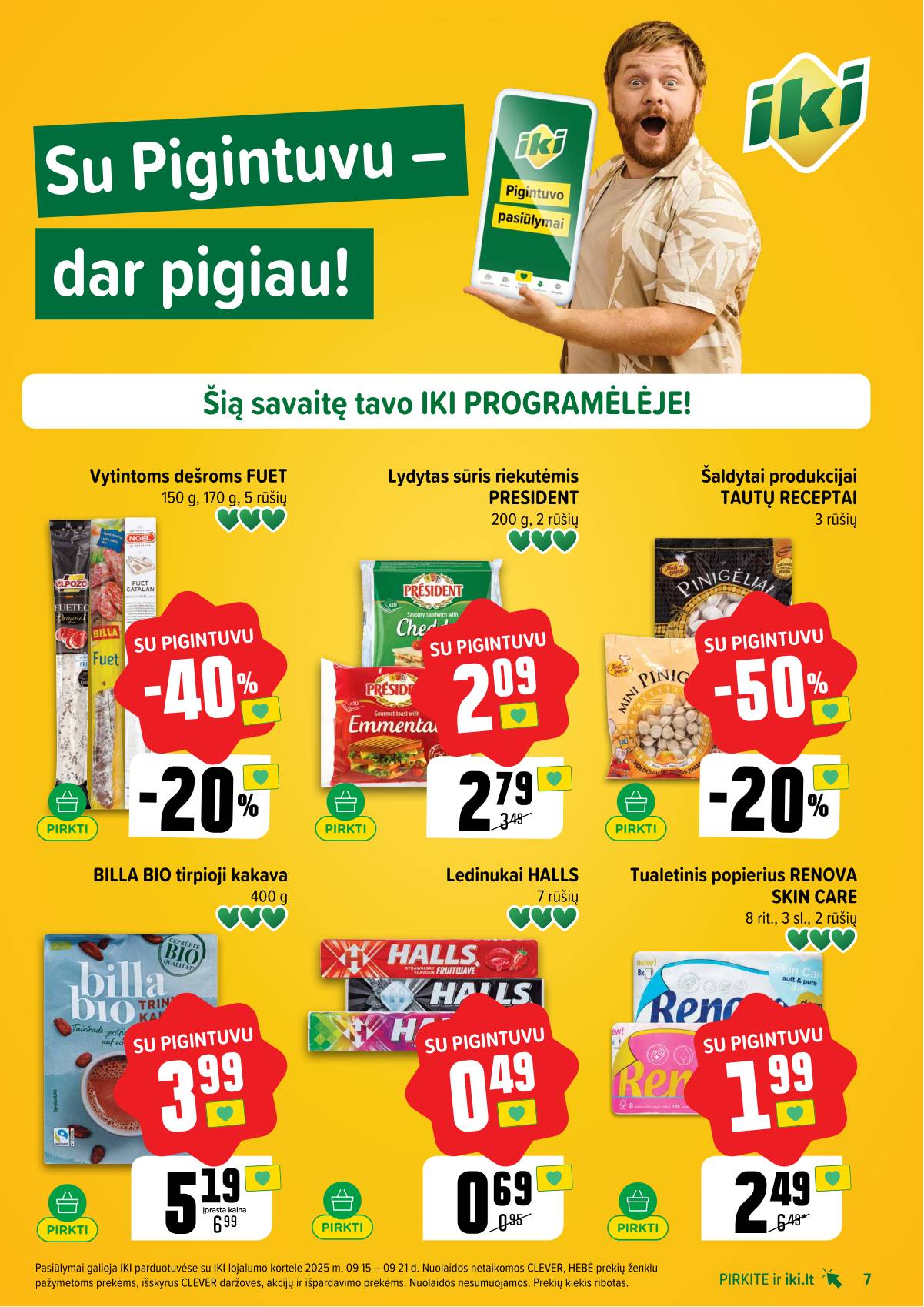 Iki - IKI savaitinis akcijų leidinys „Gyvūnų fiesta" 7 puslapis