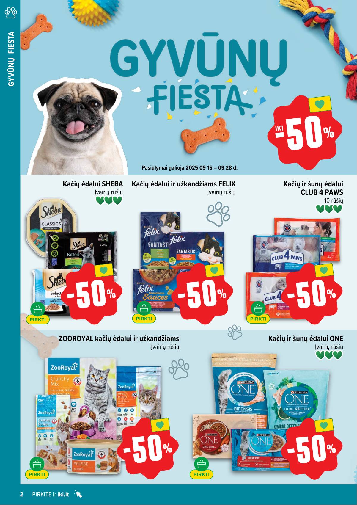 Iki - Gyvūnų fiesta 2 puslapis