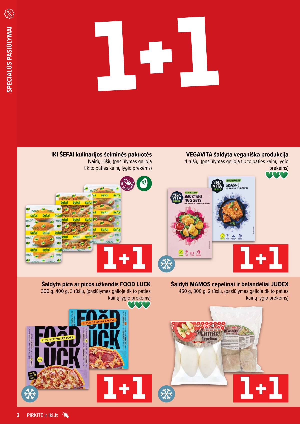 Iki - "IKI" 1+1 nuolaidų leidinys "Daugiau yra pigiau" 2 puslapis