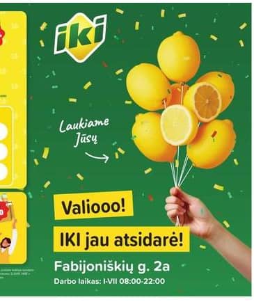 Iki - Specialūs pasiūlymai IKI Fabijoniškės parduotuvės klientams 2025-09-15 – 2025-09-21