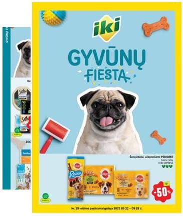 Iki - Gyvūnų fiesta 2025-09-22 – 2025-09-28