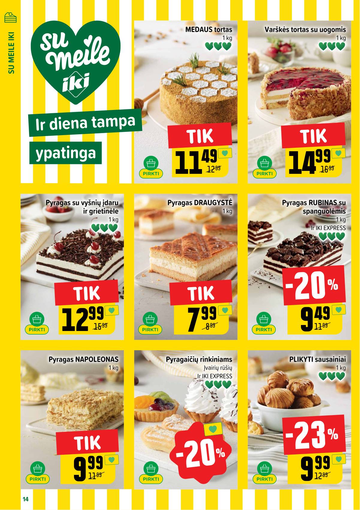 Iki - IKI savaitinis akcijų leidinys „Gyvūnų fiesta" 14 puslapis