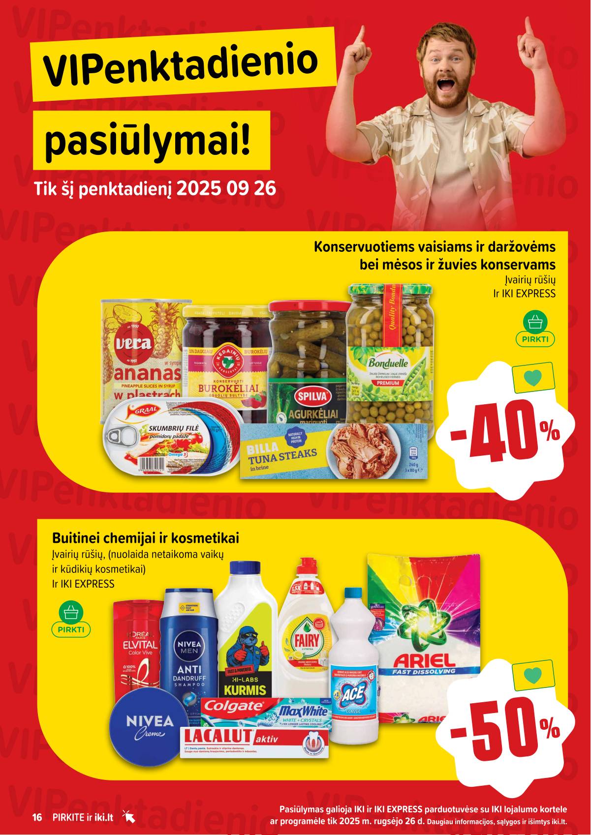 Iki - IKI savaitinis akcijų leidinys „Gyvūnų fiesta" 16 puslapis