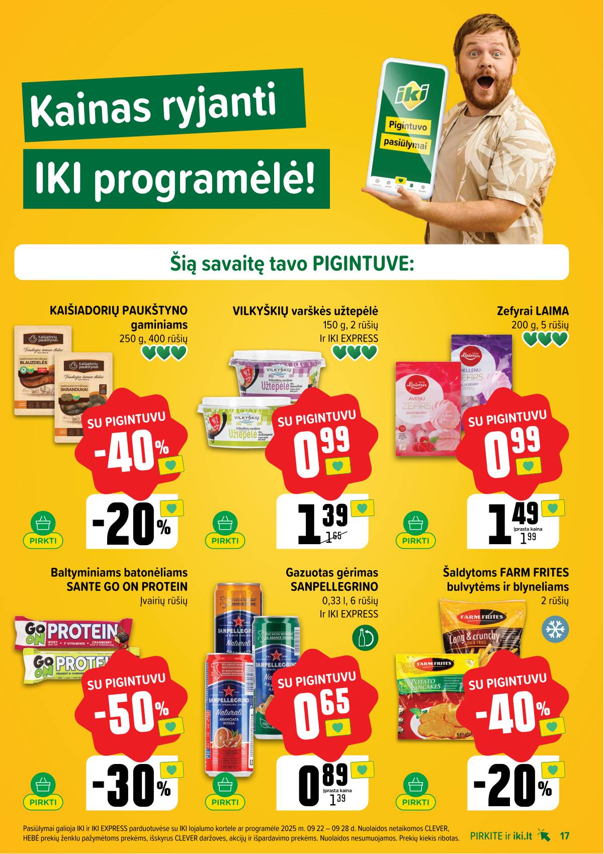 Iki - IKI savaitinis akcijų leidinys „Gyvūnų fiesta" 17 puslapis