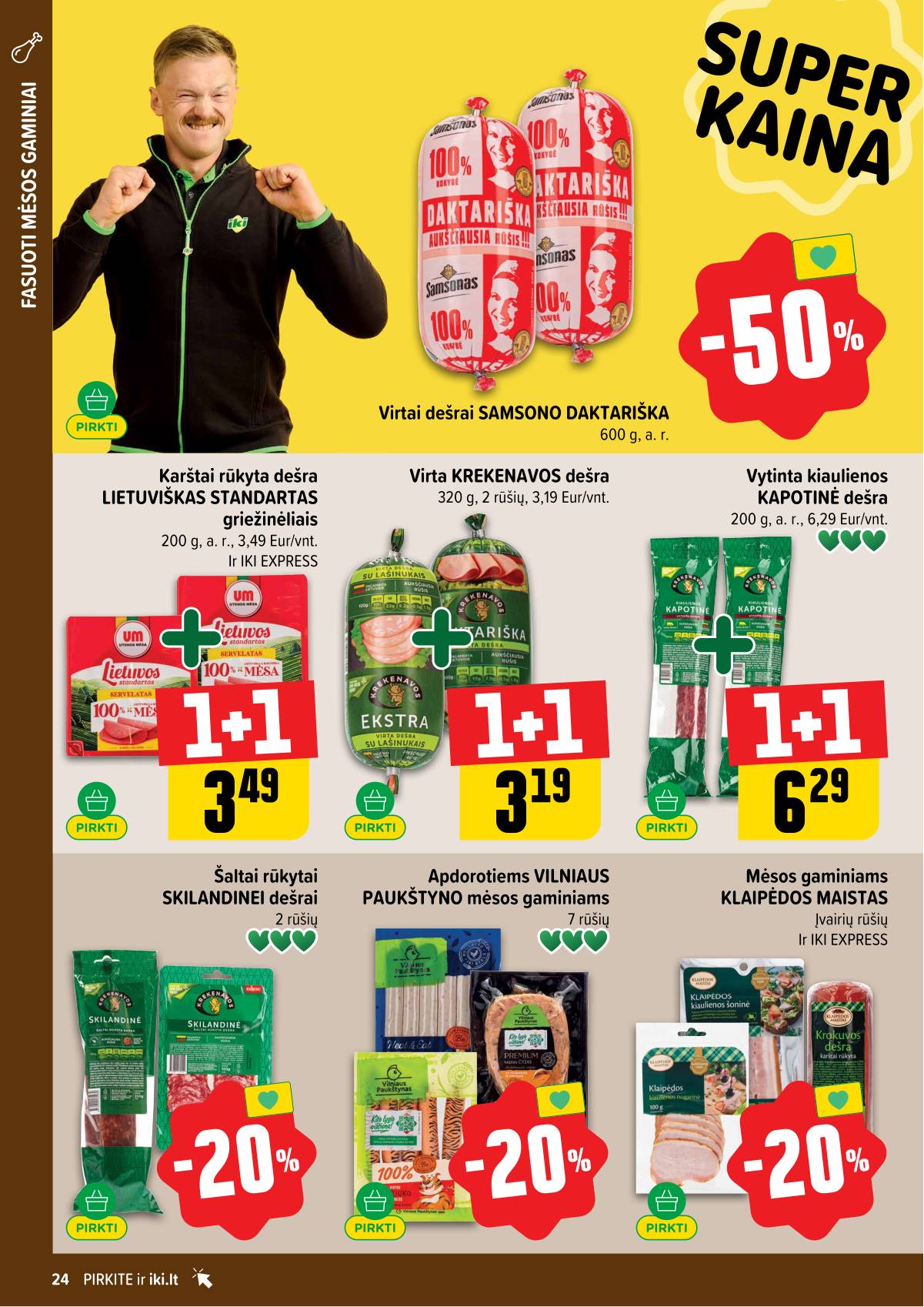 Iki - IKI savaitinis akcijų leidinys „Gyvūnų fiesta" 24 puslapis