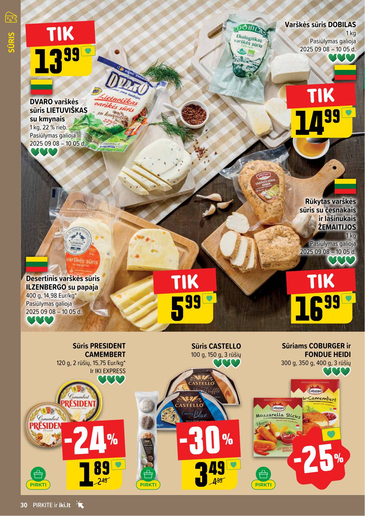 Iki - IKI savaitinis akcijų leidinys „Gyvūnų fiesta" 30 puslapis