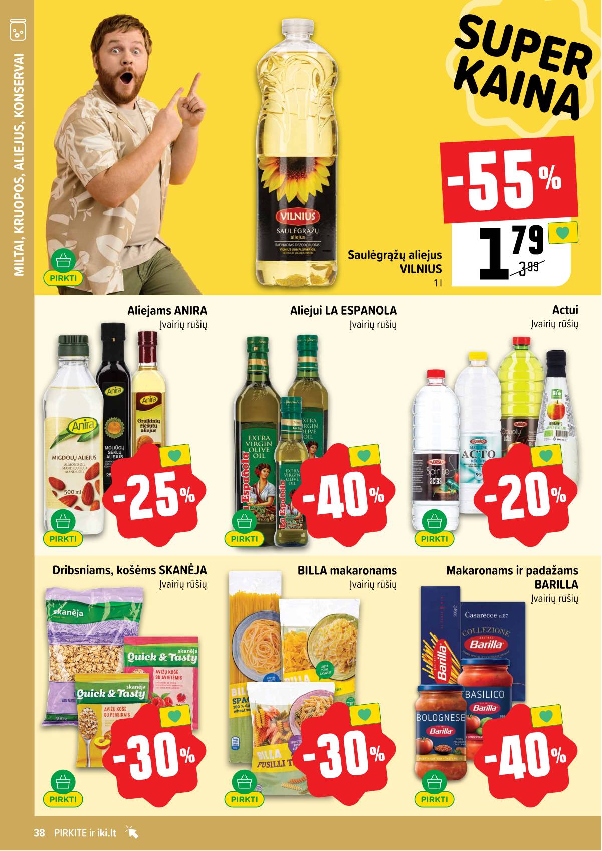Iki - IKI savaitinis akcijų leidinys „Gyvūnų fiesta" 38 puslapis