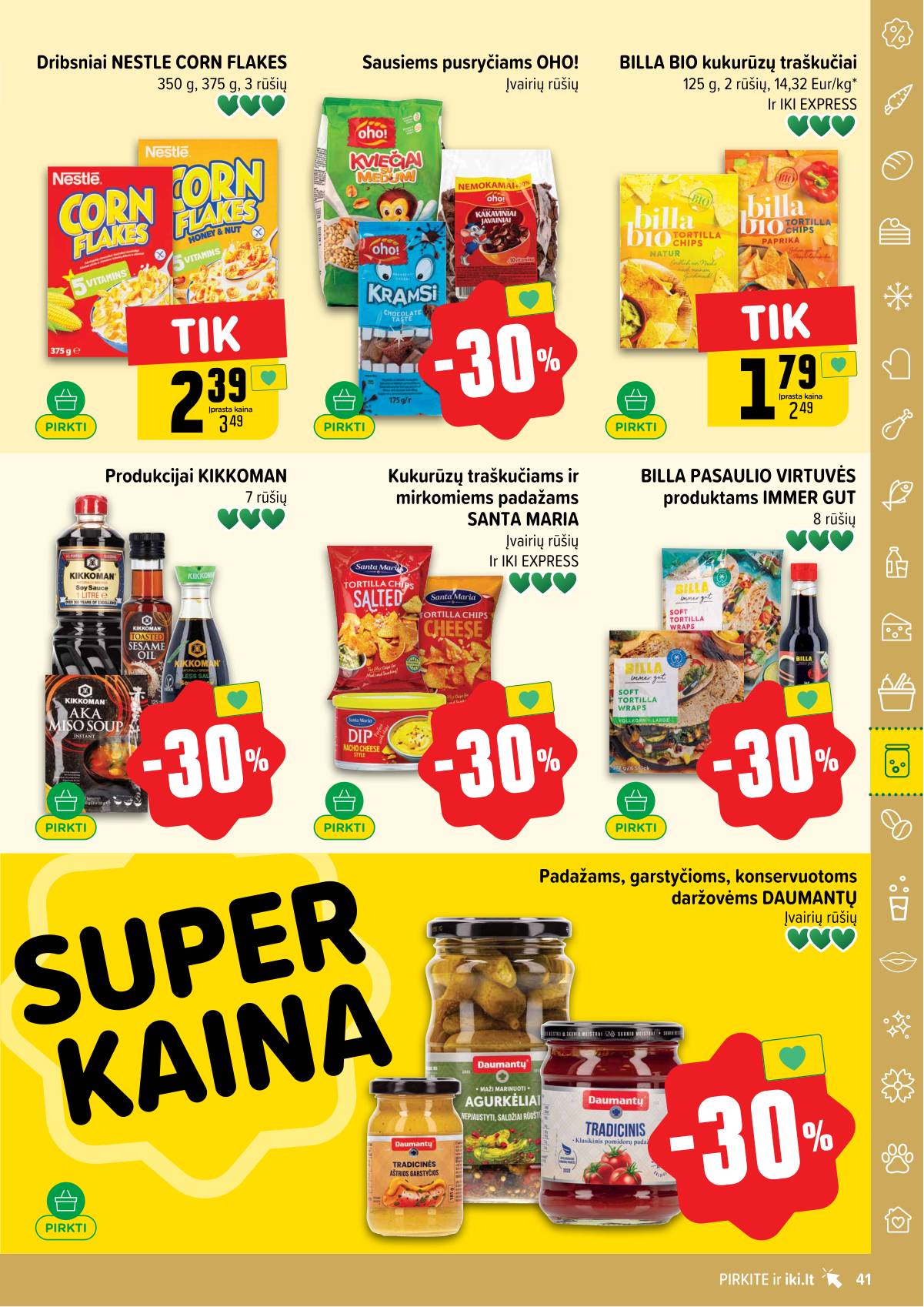 Iki - IKI savaitinis akcijų leidinys „Gyvūnų fiesta" 41 puslapis