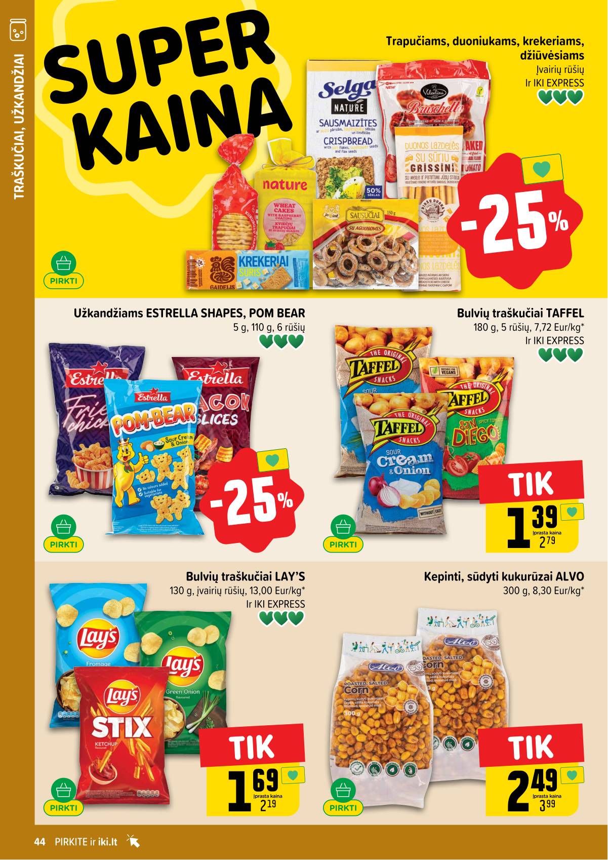 Iki - IKI savaitinis akcijų leidinys „Gyvūnų fiesta" 44 puslapis