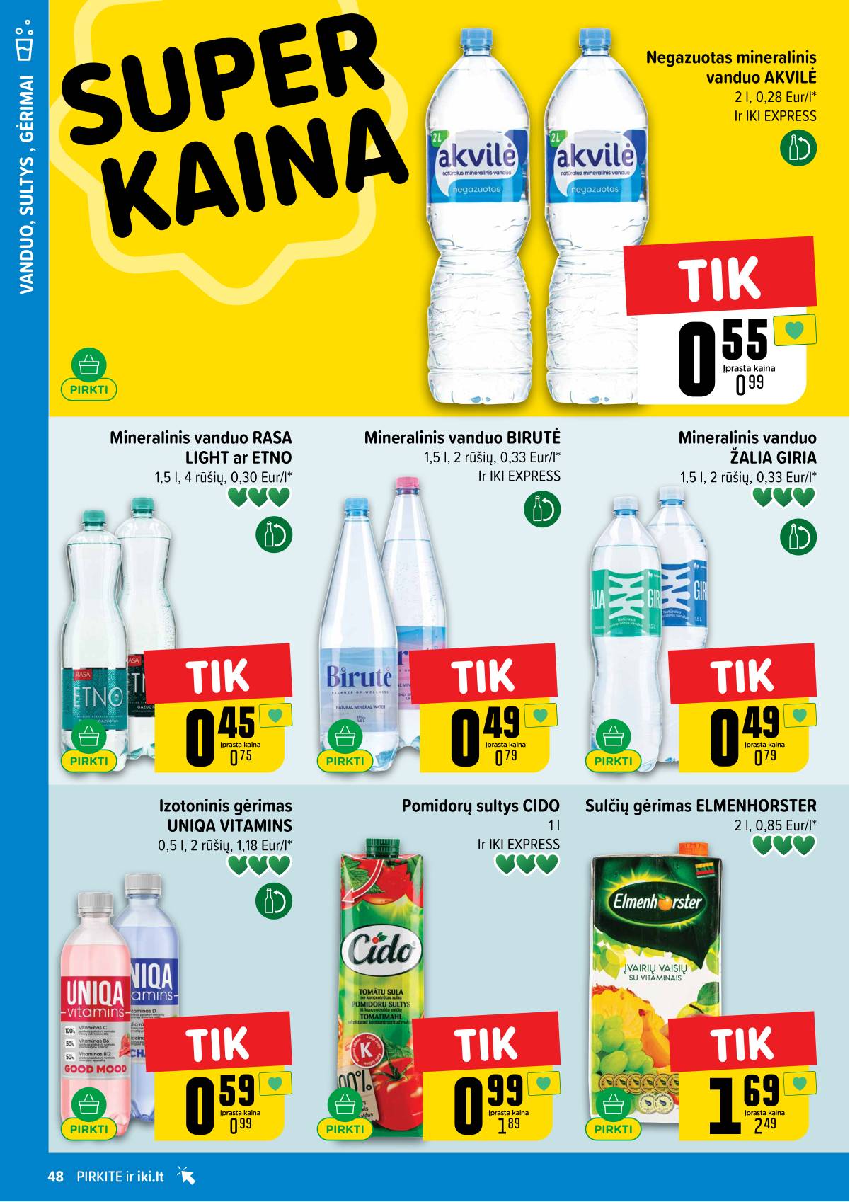 Iki - IKI savaitinis akcijų leidinys „Gyvūnų fiesta" 48 puslapis