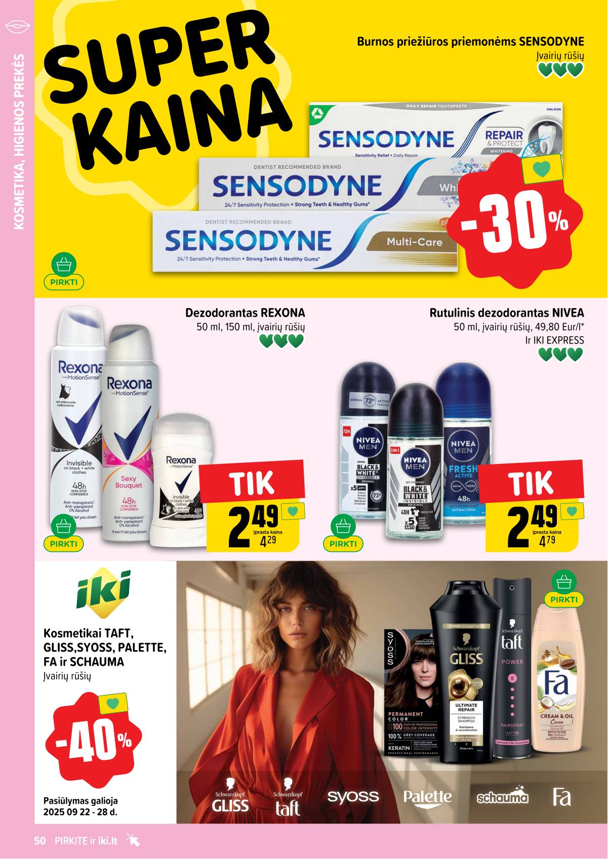 Iki - IKI savaitinis akcijų leidinys „Gyvūnų fiesta" 50 puslapis