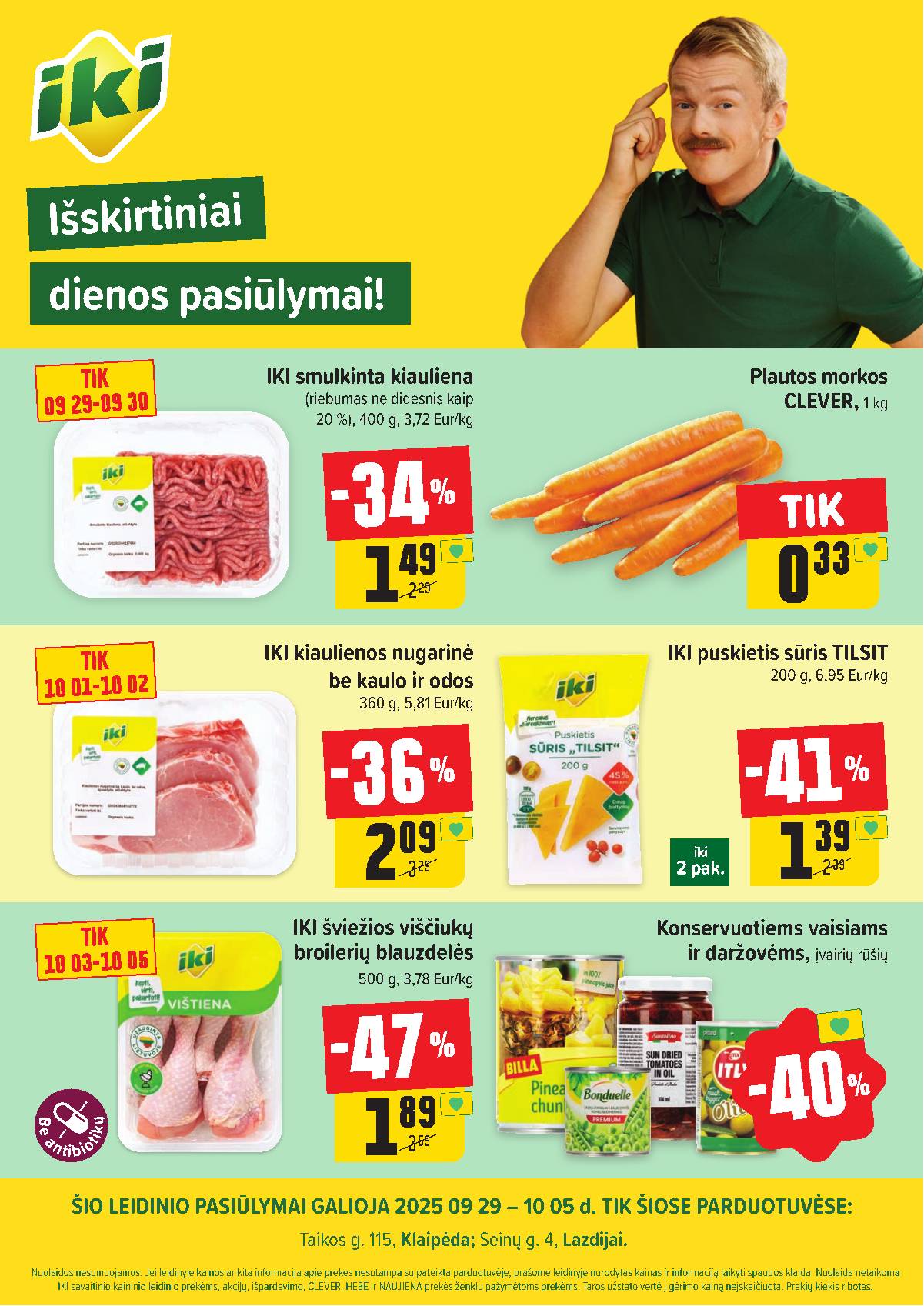 Iki - Specialūs pasiūlymai IKI Žardė ir IKI Lazdijai parduotuvės klientams 1 puslapis