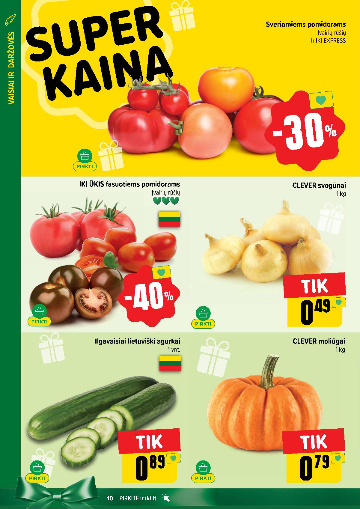 Iki - IKI savaitinis akcijų leidinys „Šaltuko fiesta" 10 puslapis