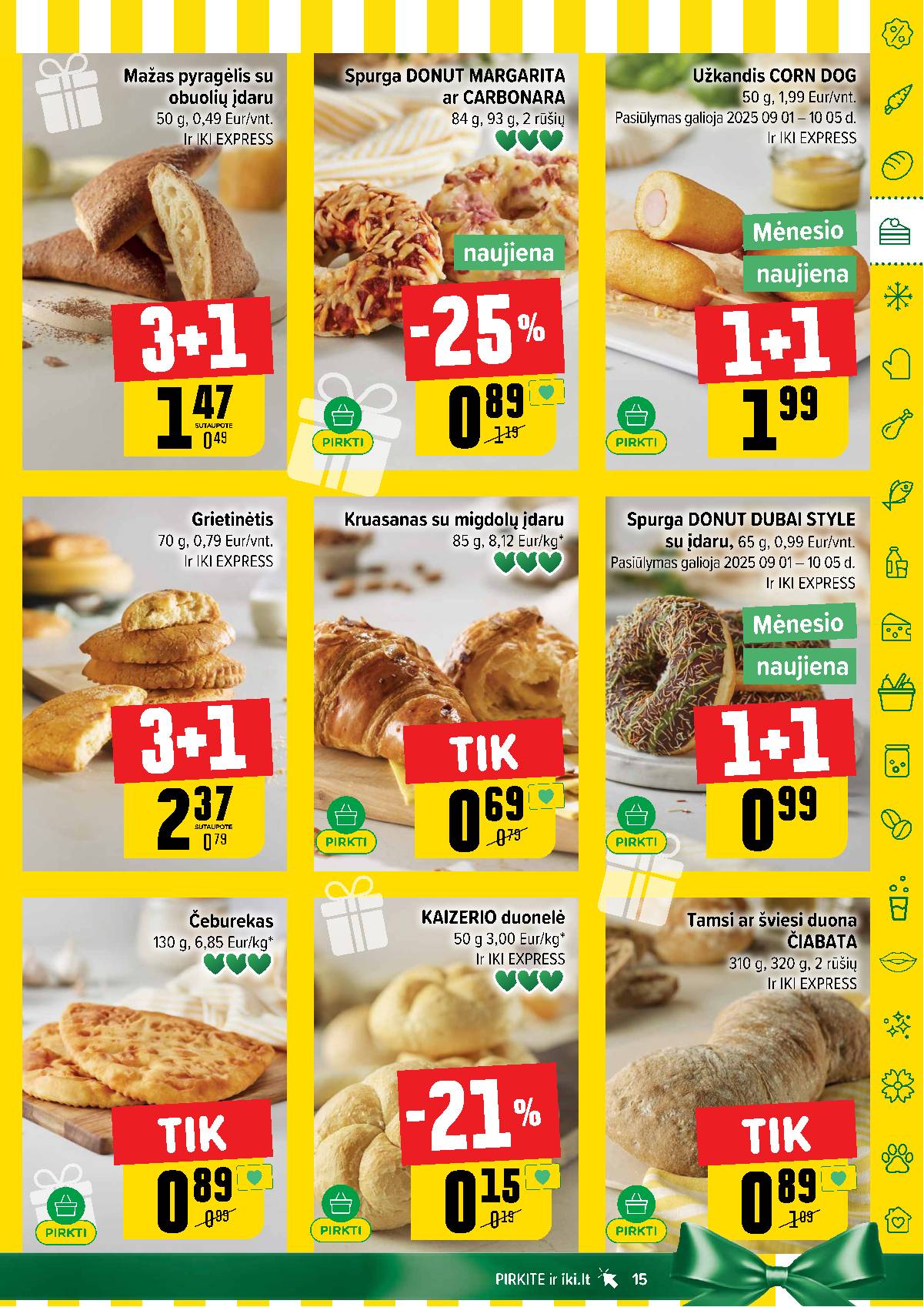 Iki - IKI savaitinis akcijų leidinys „Šaltuko fiesta" 15 puslapis