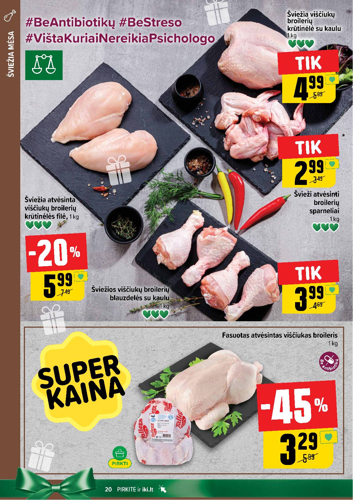 Iki - IKI savaitinis akcijų leidinys „Šaltuko fiesta" 20 puslapis