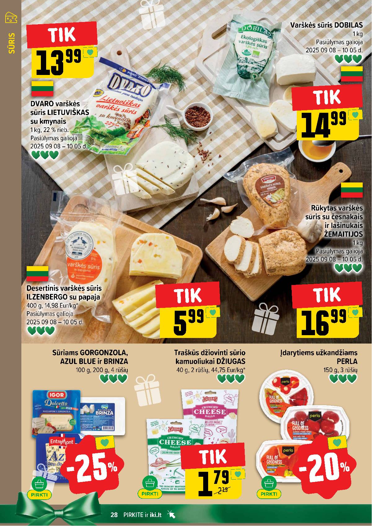 Iki - IKI savaitinis akcijų leidinys „Šaltuko fiesta" 28 puslapis