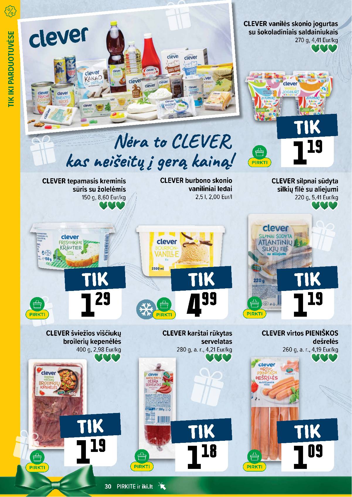 Iki - IKI savaitinis akcijų leidinys „Šaltuko fiesta" 30 puslapis