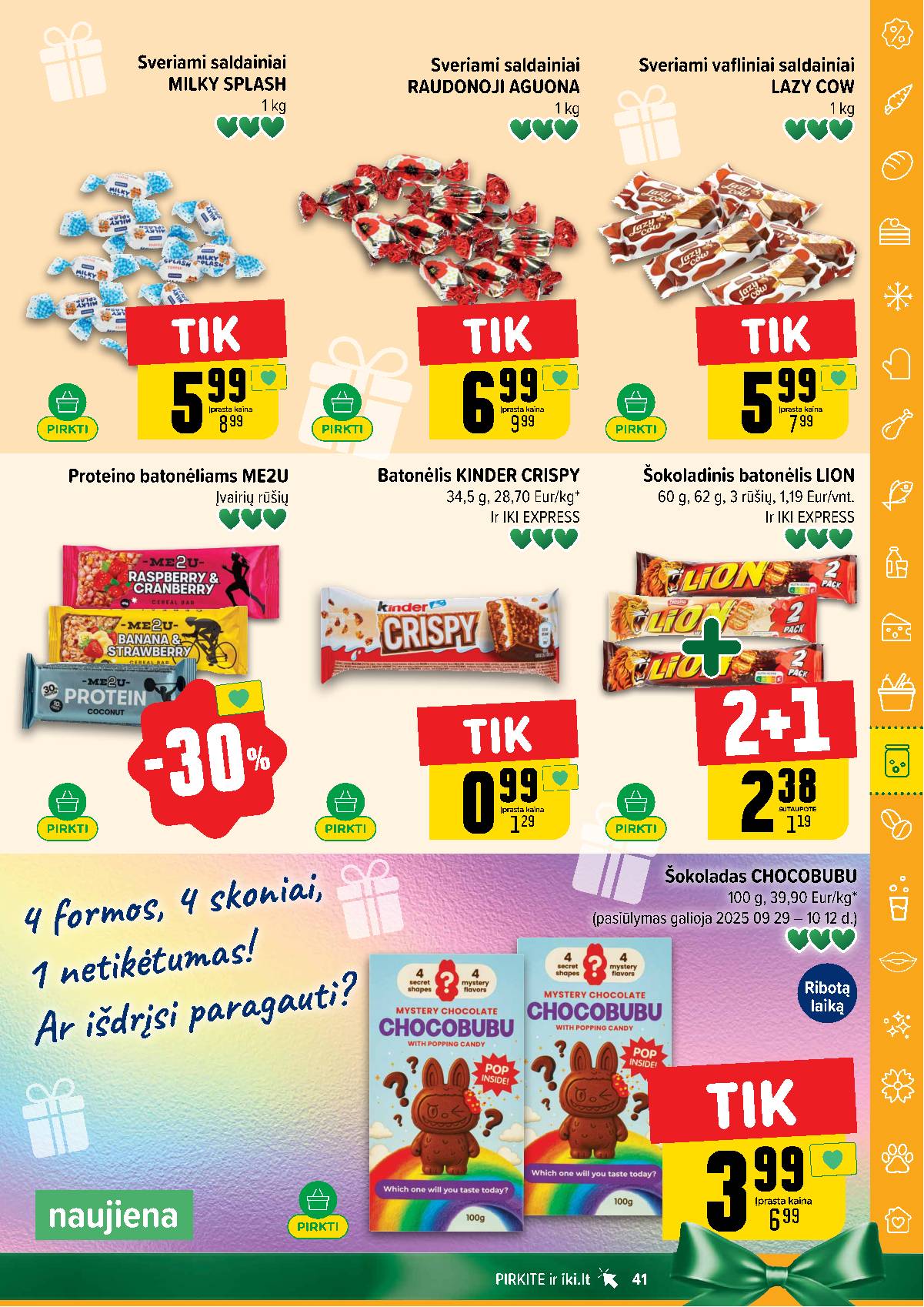 Iki - IKI savaitinis akcijų leidinys „Šaltuko fiesta" 41 puslapis