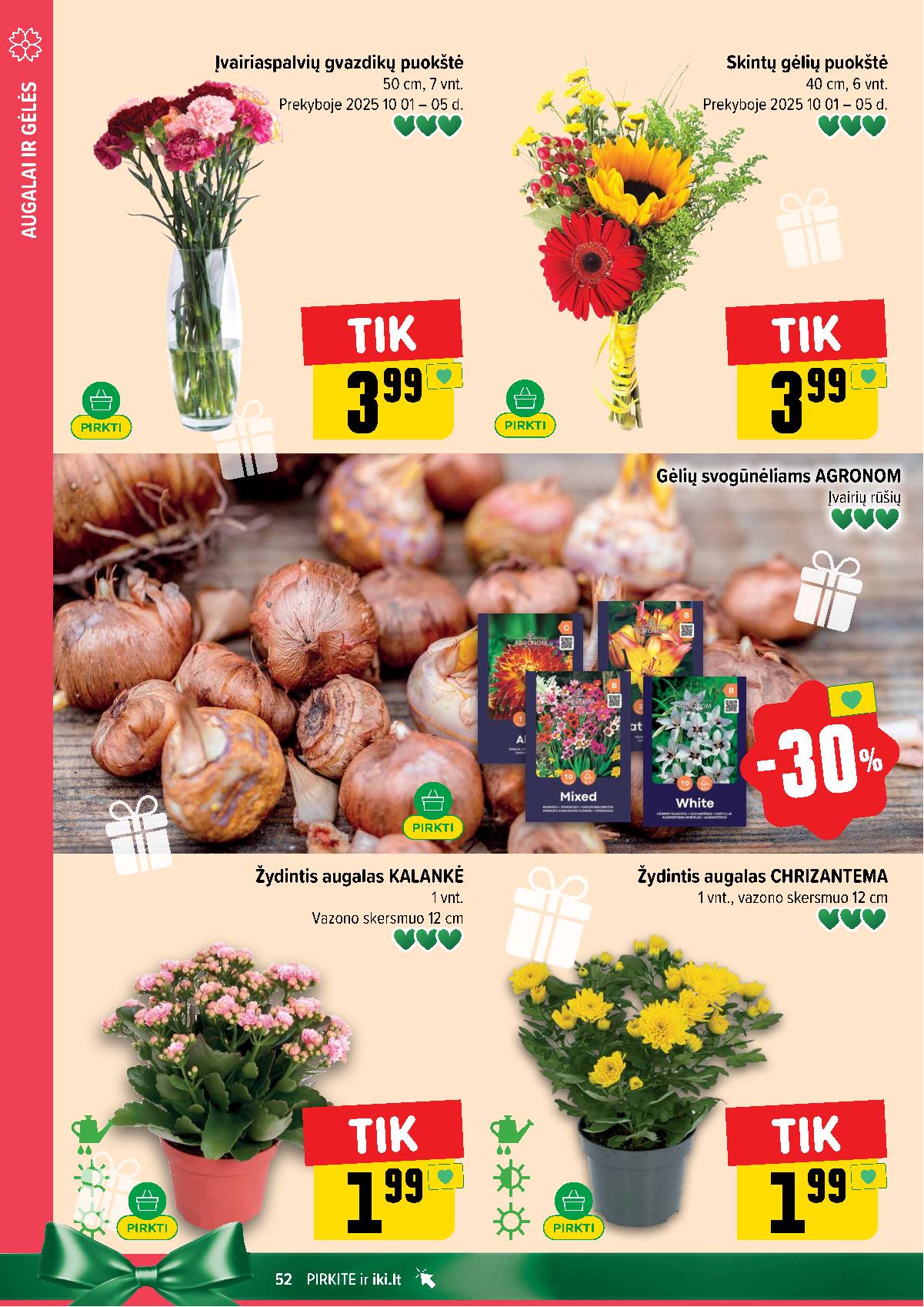 Iki - IKI savaitinis akcijų leidinys „Šaltuko fiesta" 52 puslapis