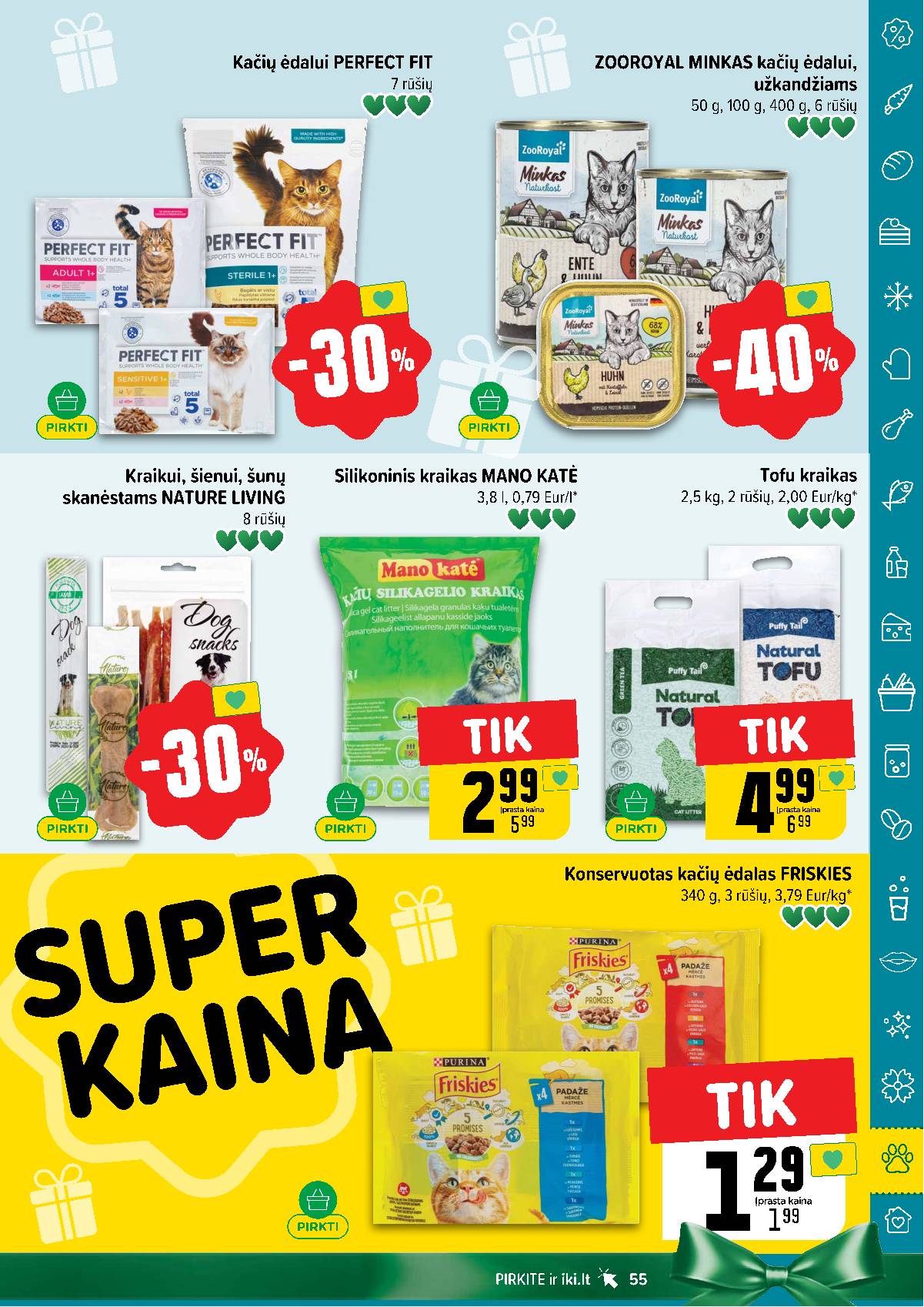 Iki - IKI savaitinis akcijų leidinys „Šaltuko fiesta" 55 puslapis