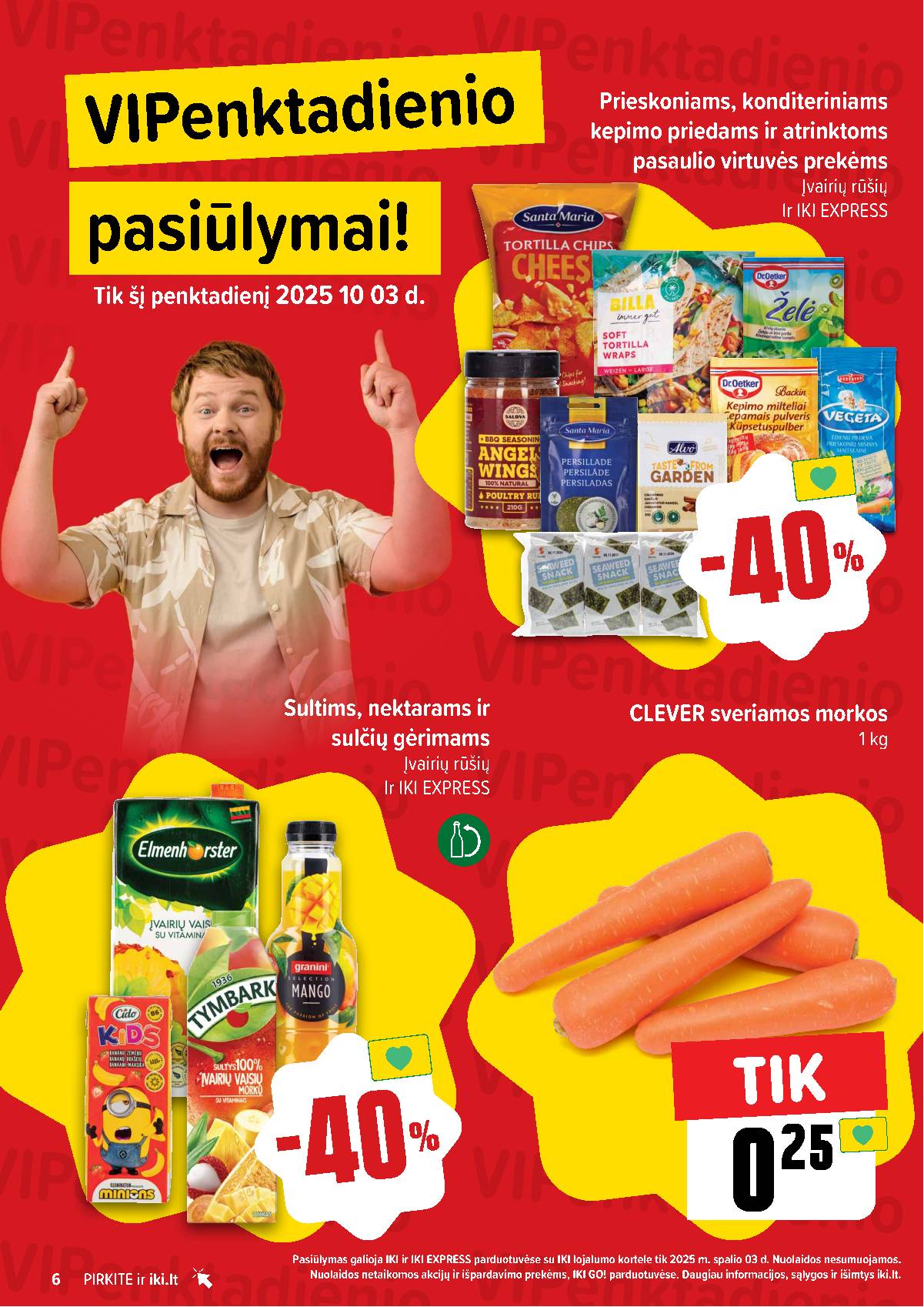 Iki - IKI savaitinis akcijų leidinys „Šaltuko fiesta" 6 puslapis