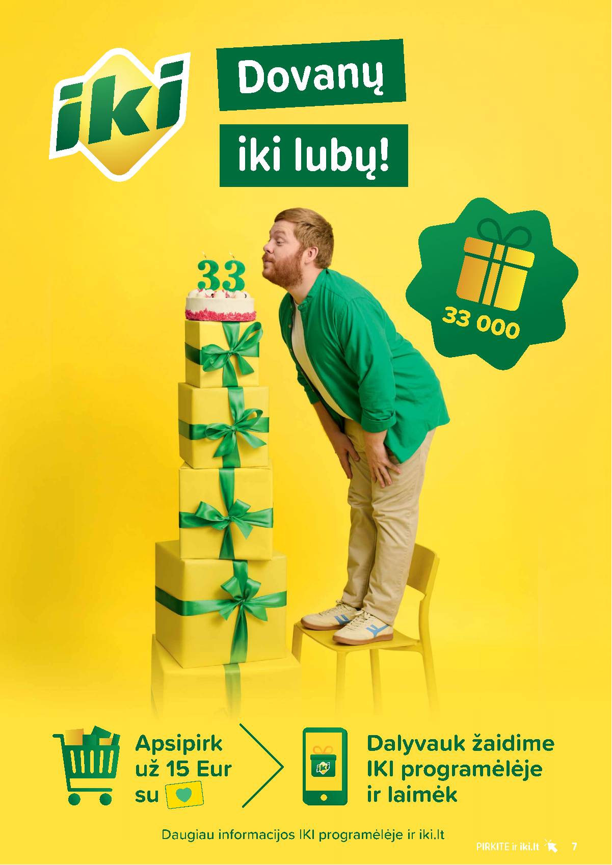 Iki - IKI savaitinis akcijų leidinys „Šaltuko fiesta" 7 puslapis