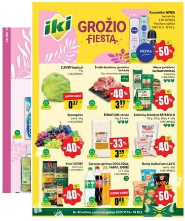 Iki - IKI savaitinis akcijų leidinys 2025-10-13 – 2025-10-19