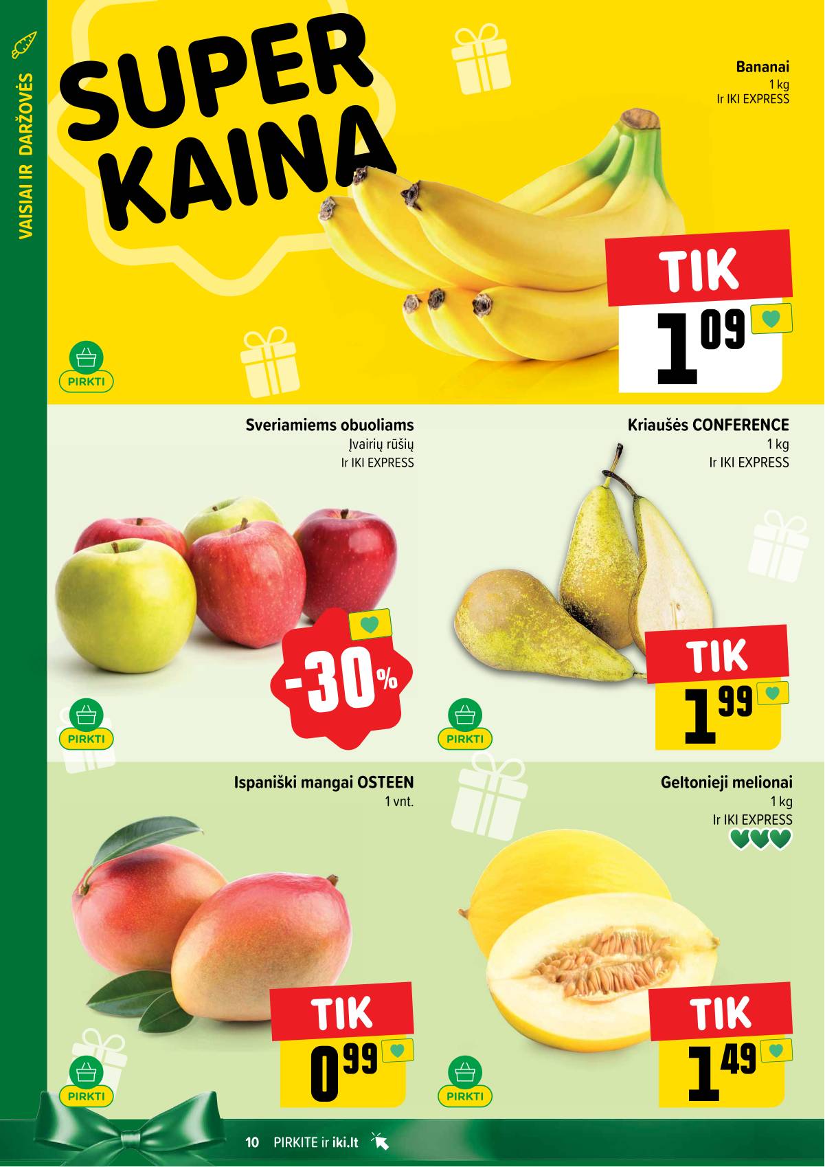Iki - IKI savaitinis akcijų leidinys 10 puslapis